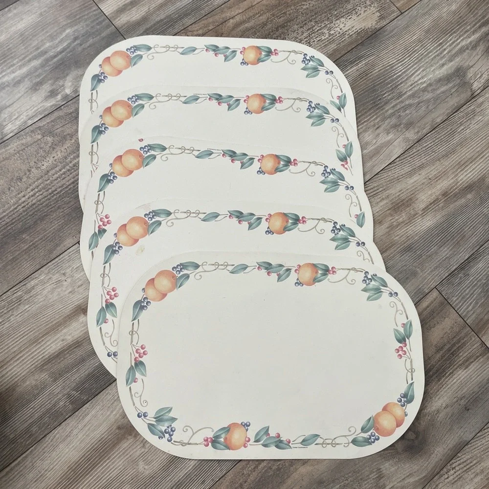 Set‎ of 5 Vintage Corelle Coordinates Oblong Placemats